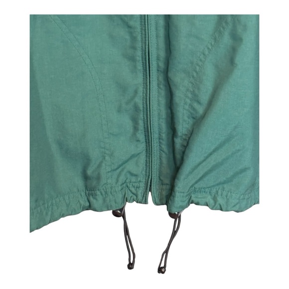 Structure Mens Size XL Zip Up Jacket Green Hidden Hood Adjustable Very Nice - Picture 5 of 15